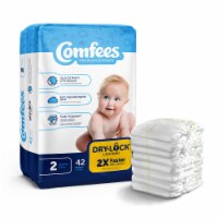 Comfees Baby Baby Diaper Size 2, 12 to 18 lbs. CMF-2, 42 Ct
