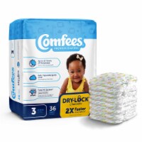 Comfees Baby Baby Diaper Size 3, 16 to 28 lbs. CMF-3, 36 Ct