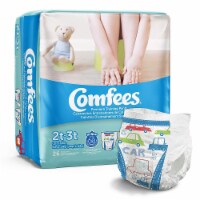 Comfees Toddler Toddler Training Pants Size 2T to 3T Up to 34 lbs. CMF-B2, 26 Ct