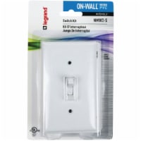 Wiremold On-Wall White PVC 1 In. Switch Kit NMW2-S