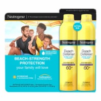 Neutrogena Beach Defense Sunscreen Spray SPF 60+, 8.5 Ounce (Pack of 2)