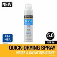 Neutrogena Sport Active Defense Sunscreen Spray SPF 70 Water Resistant with Broad Spectrum UVA/UVB Perspective: Main