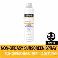 Neutrogena Clear Body SPF 50 Sunscreen Spray, Non-Comedogenic Perspective: Main