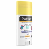 Neutrogena Sheer Zinc Kids Mineral Sunscreen Stick Broad Spectrum SPF 50+