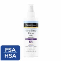 Neutrogena Ultra Sheer Face Mist Sunscreen Broad Spectrum SPF 55