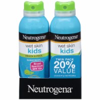 Neutrogena Wet Skin Kids Beach and Pool Sunscreen Spray Twin Pack SPF70 Perspective: Main