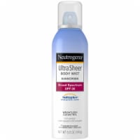 Neutrogena Ultra Sheer Body Mist Broad Spectrum SPF 30 Sunscreen Perspective: Main