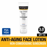 Neutrogena Age Shield Facial Sunscreen Broad Spectrum SPF 110, Oil-Free & Water Resistant Perspective: Main