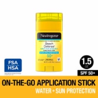 Neutrogena Beach Defense Face & Body Sunscreen Stick SPF 50+ Broad Spectrum UVA/UVB Protection Perspective: Main