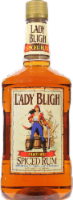 Lady Bligh Authentic Spiced Dark Rum Perspective: front