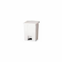 Rubbermaid Step On Trash Can,Rectangular,12 gal. FG614400WHT