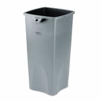 Rubbermaid® Square Trash Can - Gray Perspective: Main