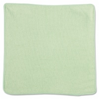Rubbermaid Commercial Microfiber Cloth,12 x 12 ,Green,PK24 1820578