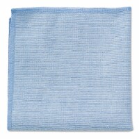 Rubbermaid Commercial Microfiber Cloth,16 x 16 ,Blue,PK24 1820583