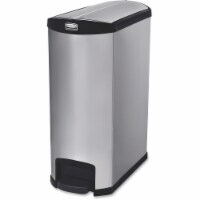 Rubbermaid® Commercial WASTEBASKET,90L,ES,MTL,BK 1902000