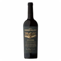 The Federalist Aged in Bourbon Barrels for 6 Months Zinfandel California Red Wine Perspective: Main