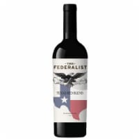 The Federalist Texas Red Blend Wine Perspective: Main