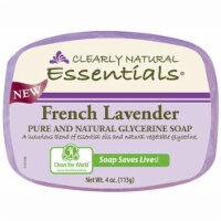 Clearly Natural Glycerin Bar Soap - French Lavender - 4 oz - 1279611 Perspective: Main