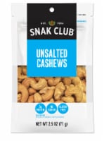 Snak Club Unsalted Cashews Perspective: Main