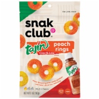Snak Club® Tajin® Peach Rings Candy Bag Perspective: Main