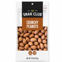 Century Snacks Snak Club Premium Pack Crunchy Peanuts, 7.5 Ounce -- 6 per case.