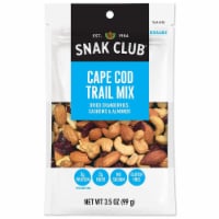 Snak Club All Natural Cape Cod Trail Mix, Non-GMO, 3.5-Ounces, 6-Pack