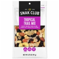 Snak Club Tropical Trail Mix, Gluten Free, Non-GMO, 6.75-Ounces, 6-Pack