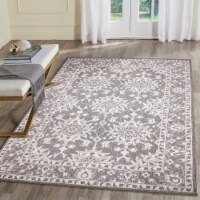 Liora Manne Malibu Kashan Indoor Outdoor Area Rug Silver 2'7 x 3'11