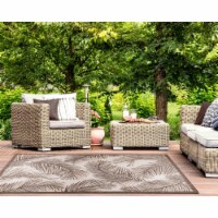 Liora Manne Malibu Palm Indoor Outdoor Area Rug Neutral 1'11  x 7'6