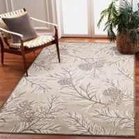 Liora Manne Malibu Pine Indoor Outdoor Area Rug Neutral 3'3 x 4'11