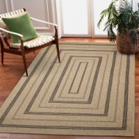 Liora Manne Sahara Multi Border Indoor Outdoor Area Rug Natural 3'3 x 4'11
