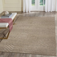 Liora Manne Orly Patchwork Indoor Outdoor Area Rug Natural 6'6  x 9'3