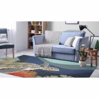 Liora Manne Ravella Akumal Indoor Outdoor Area Rug Ocean 5' Round