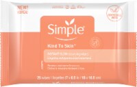 Simple Kind to Skin Instant Glow And Defend Facial Cleansing Wipes