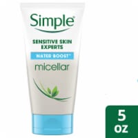 Simple Water Boost Micellar Facial Gel Wash with Minerals & Plant Extract Perspective: Main