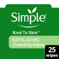 Simple Kind to Skin Kind to Skin Exfoliating Facial Wipes Perspective: Main