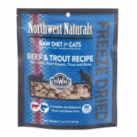 Northwest Naturals 087316310931 11 oz Cat Freeze Dried Nibbles Beef Trout