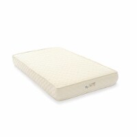 My First Mattress CM-MFRFQ-01 Memory Foam Crib Mattress with Quilted Waterproof Cover, Off Wh
