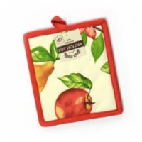 Stephan Roberts 7" x 8" 100% Cotton Pot Holder - Apples