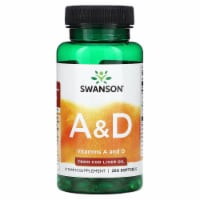 Swanson Vitamin a and D 250 Softgels