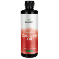 Swanson Emulsified Cod Liver Oil (Mint) 16 fl oz Liquid