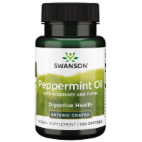 Swanson Peppermint Oil with Rosemary and Thyme - Enteric Coated 100 Softgels