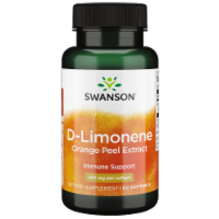 Swanson D-Limonene Cold-Pressed Orange Peel Extract 250 mg 60 Softgels