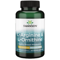Swanson Ajipure L-arginine - Pharmaceutical Grade with Ornithine 90 Veggie Capsules