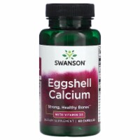 Swanson Eggshell Calcium with Vitamin D-3 60 Capsules