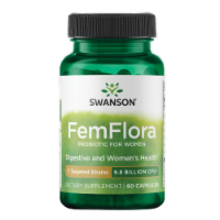 Swanson Probiotics Femflora Probiotic for Women 9.8 Billion Cfu Capsule 60ct