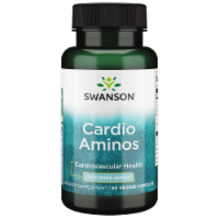 Swanson Ajipure Cardio Aminos, Pharmaceutical Grade 60 Veggie Capsules