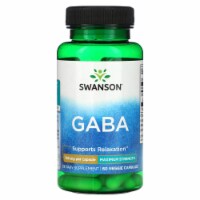 Swanson GABA Maximum Strength 750 mg - 60 Veggie Strength