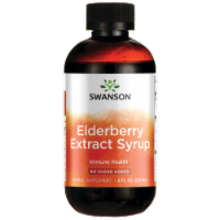 Swanson Sambucus Nigra Black Elderberry Extract Syrup 8 fl oz Liquid
