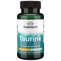 Swanson Ajipure Taurine 1 G 60 Veggie Capsules